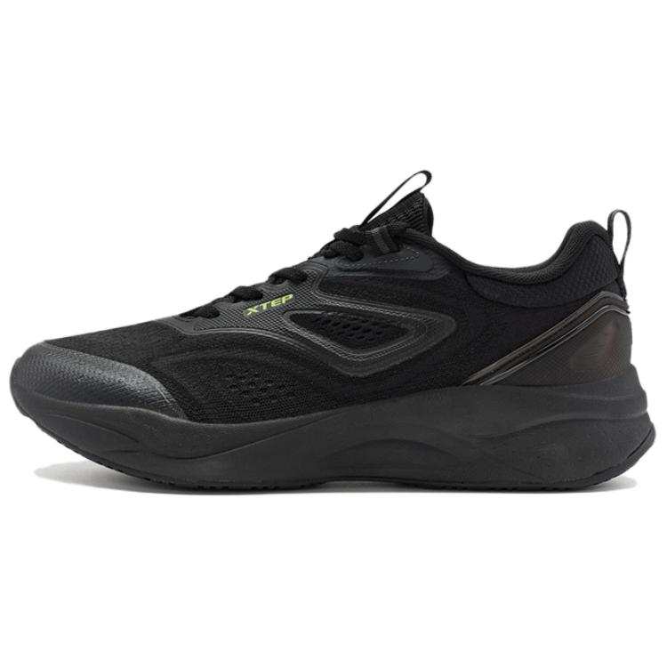 XTEP Abrasion Resistant Abrasion Resistant Low top Running Shoes Men's Black