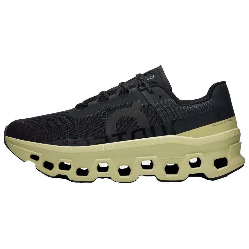 On On CloudmOnster Running Shoes Men Low-top Black