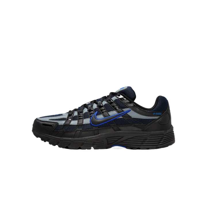 Nike Nike P 6000 Textile, Synthetic Leather Breathable Low top Running Shoes Men's Obsidian Color