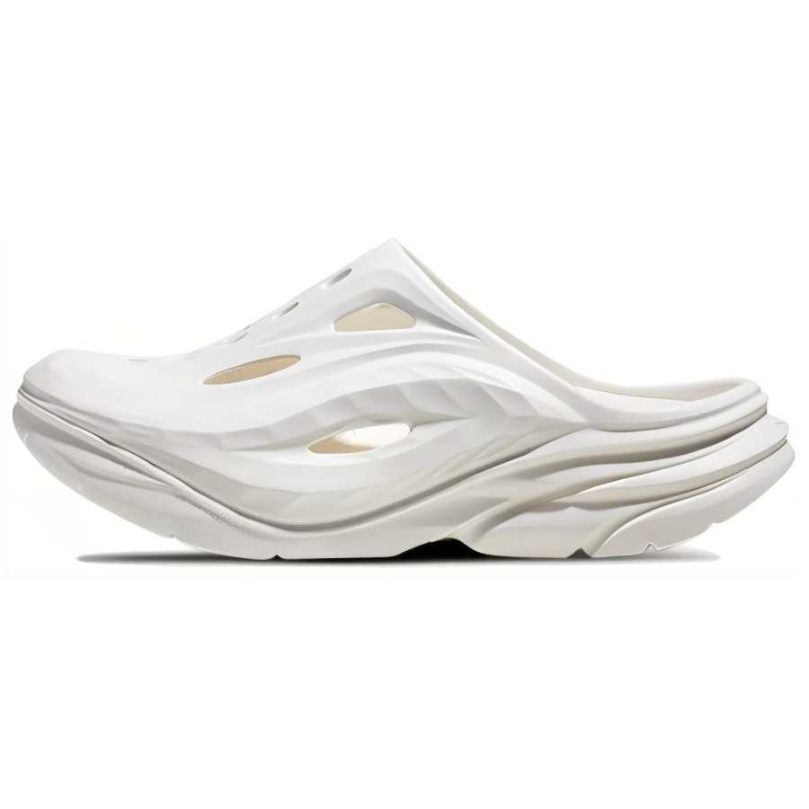 HOKA ONE ONE ORA Recovery Quick Dry Quick Dry Closed Toe Slippers Unisex White
