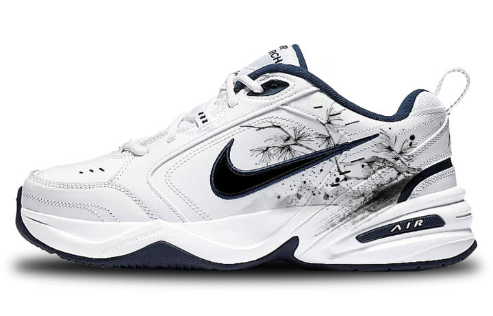 Nike Nike Air Monarch 4 Relaxation Low top Chunky Sneakers Unisex Black White