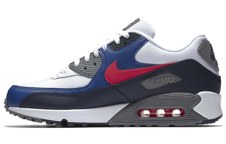 Nike Nike Air Max 90 White Solar Red Obsidian
