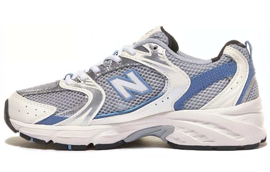 New Balance New Balance NB 530 Mesh, Textile, Artificial Leather Low top Casual City Commuting Running Shoes Unisex Steel Blue