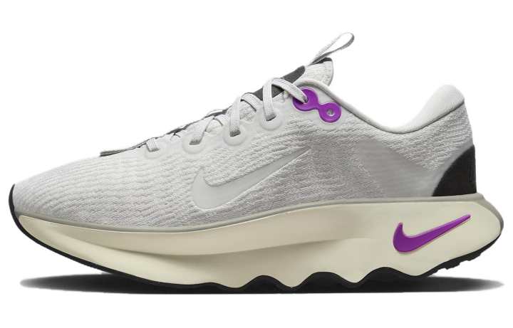 Nike Nike Motiva Comfortable Round Toe Cushioning Breathable Cushioning Breathable Low top Running Shoes Women's Gray Purple