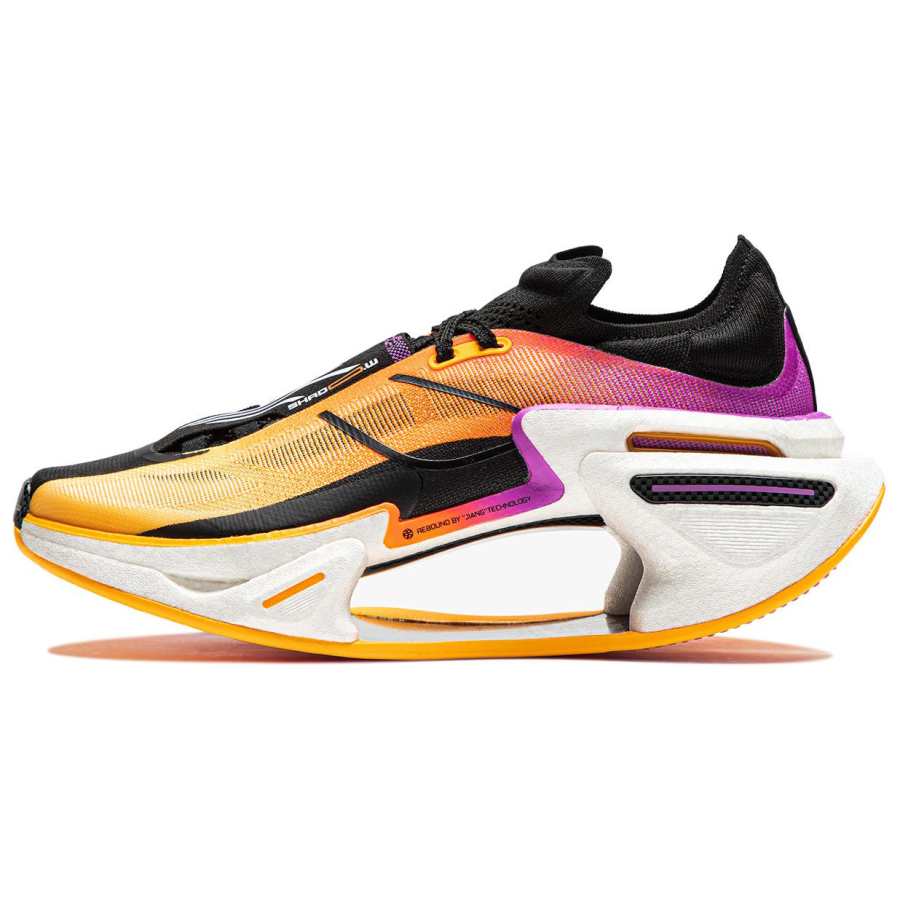 Li-Ning Li Ning Shadow 3.0 Low top Sprint Running Shoes Unisex Orange Black