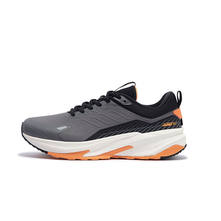361° Rain Screen Slip Resistant Abrasion Resistant Slip Resistant Abrasion Resistant Low top Running Shoes Men's Gray