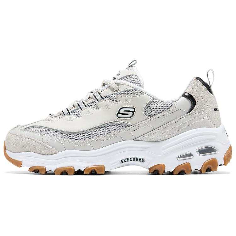 Skechers D'Lites Textile, Synthetic Leather Slip Resistant, Abrasion Resistant, Breathable