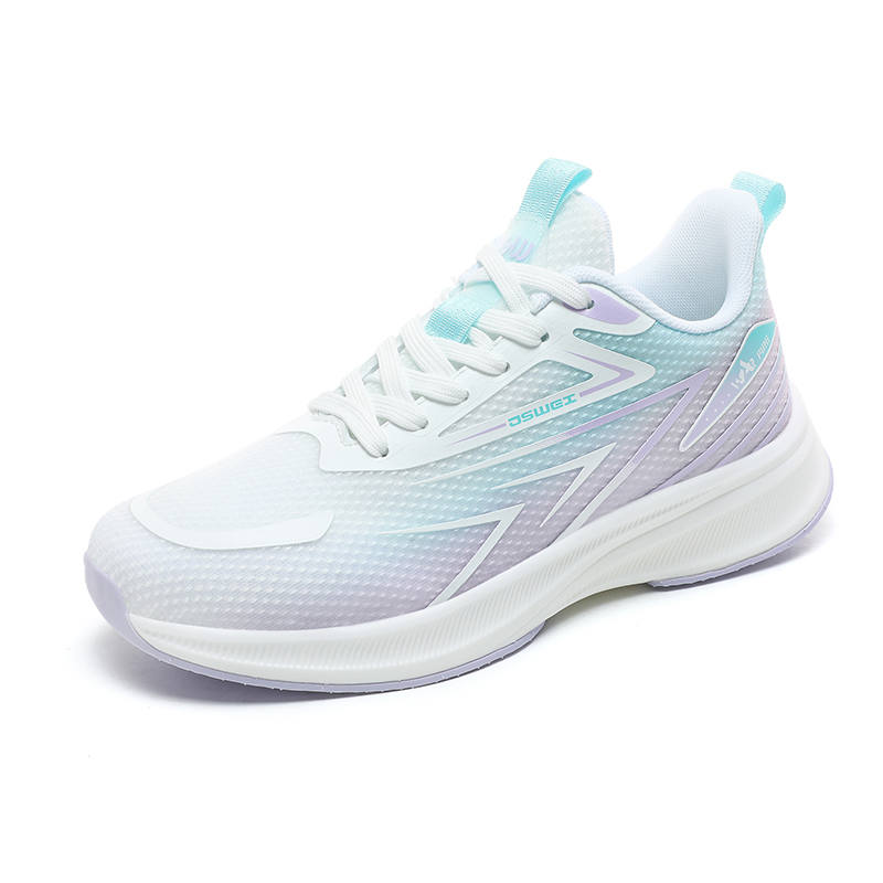 JSWEI Breathable Abrasion Resistant Slip Resistant Low top Running Shoes Women's