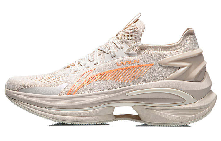 Li-Ning Li Ning WuShi 5S 1.0 Comfortable Cushioning Slip Resistant Abrasion Resistant Low top Running Shoes Men's Gray Apricot