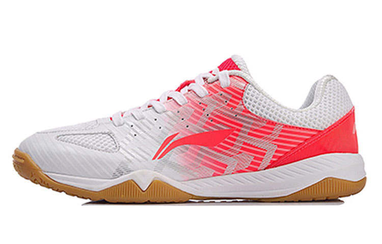 Li-Ning Li Ning Cushioning, Wear Resistant Low top Running Shoes Women's Red White