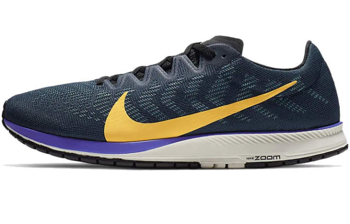 Nike Nike Zoom Streak 7 Comfortable Fabric Non slip Lightweight Low top Marathon Running Shoes Unisex Dark Blue