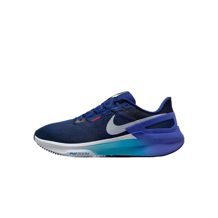 Nike Nike Zoom Structure 25 Mesh Low top Running Shoes Men's Dark Blue