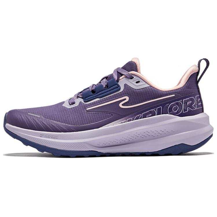 Erke Wild 2.0 Cushioning Slip Resistant Rebound Low top Running Shoes Women's Purple Pink