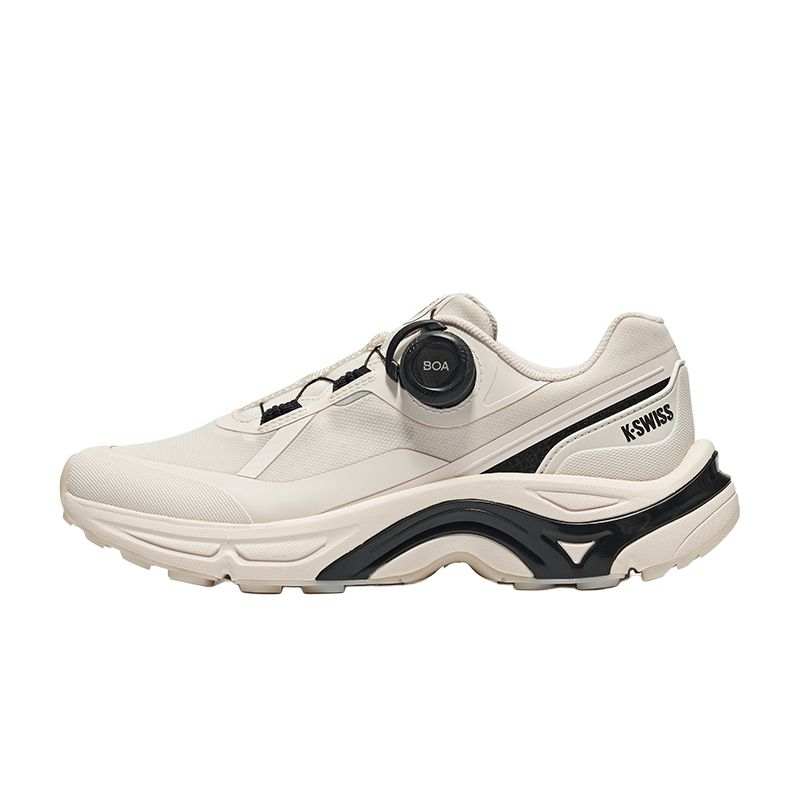 K·SWISS Textile, Synthetic Leather Low top Running Shoes Women's Ecru