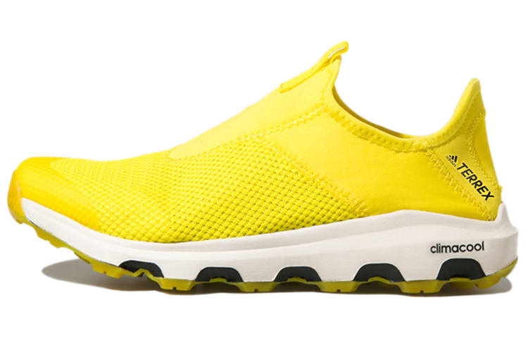 Adidas Adidas Terrex CC Voyager Slip On Wear resistant And Lightweight Low top Outdoor Shoes Men's Yellow