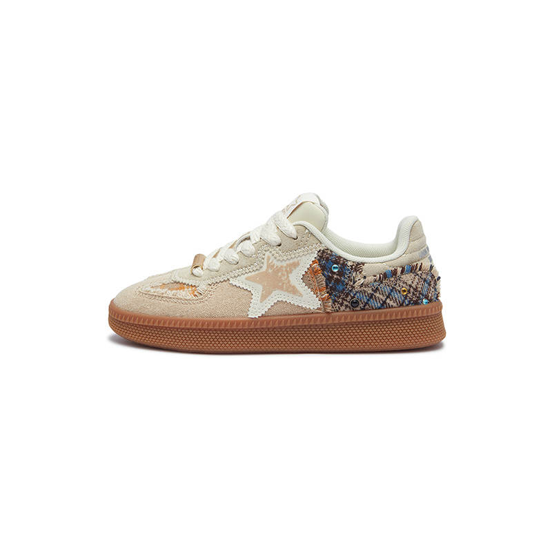 STARTER STARTER British Style Plaid Low top German Army Trainers Unisex