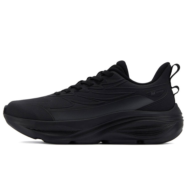 361° Nebula Cushioning, Wear Resistant Low top Casual Running Shoes Men's Black Gray