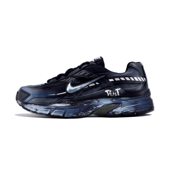 Nike Nike Initiator Abrasion Resistant Low top Casual City Commuting Running Shoes Men's Black Blue