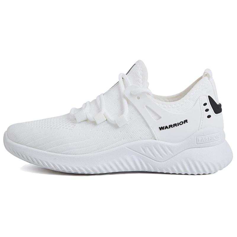 Warrior Comfortable Cushioning Slip Resistant Low top Casual Running Shoes Women's White