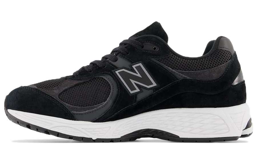 New Balance New Balance NB 2002R Mesh, Textile, Pigskin Abrasion Resistant Breathable Low top Casual Running Shoes Men's Black