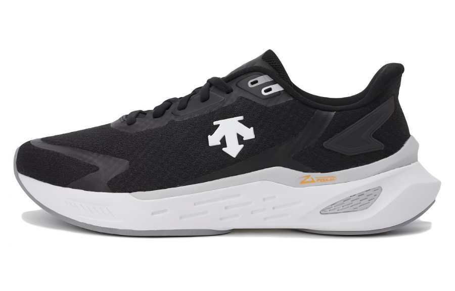 DESCENTE Low top Casual Running Shoes Unisex Black White