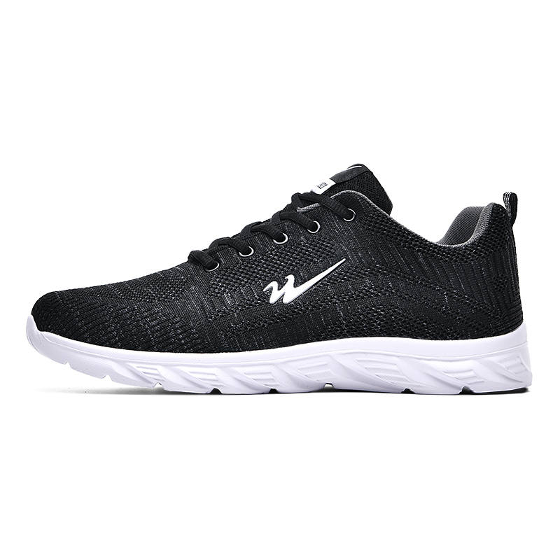 Binary Binary Cushioning Breathable Lightweight Cushioning Breathable Lightweight Low top Running Shoes Men's Black Gray