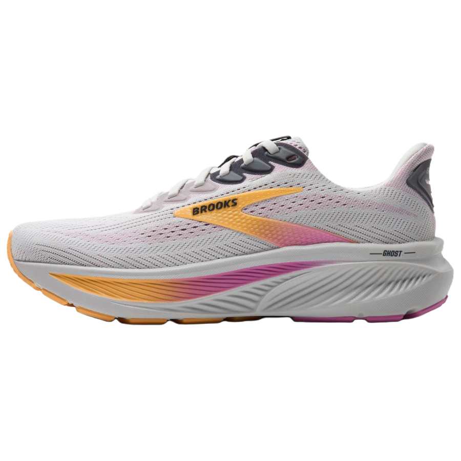Brooks Slip Resistant Abrasion Resistant Low top Casual Running Shoes Women's Gray Pink