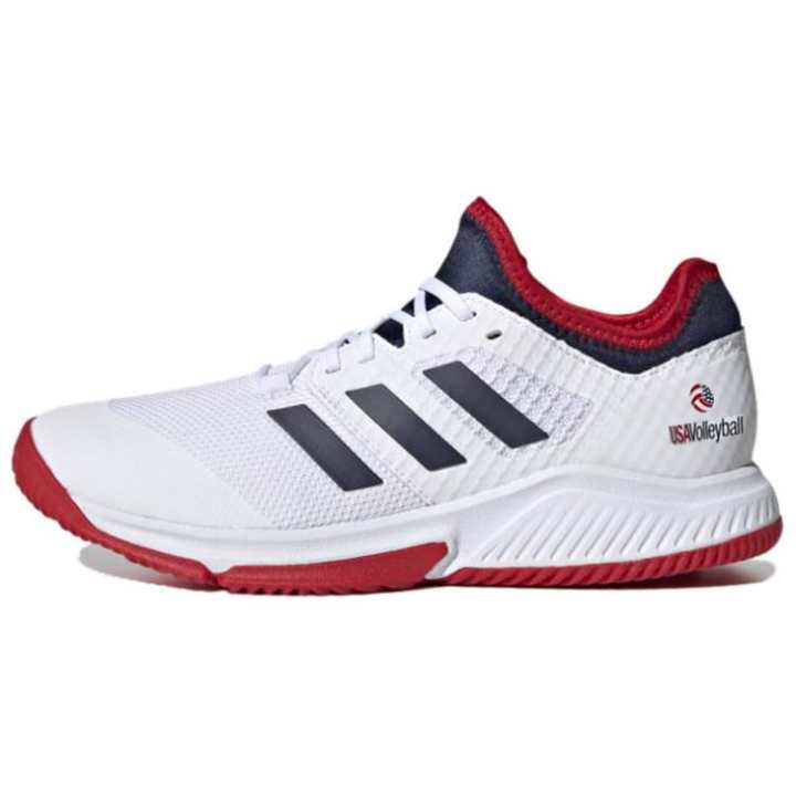 Adidas Adidas Court Team Bounce Shoes White/Blue Women's