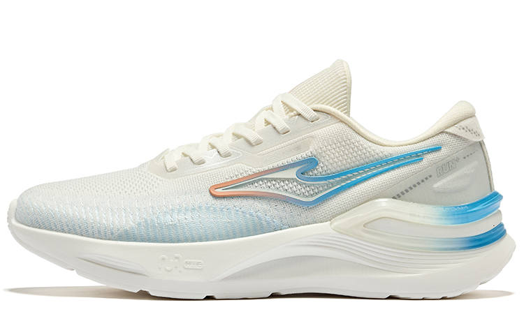 Erke Cushioning Breathable Low top Running Shoes Men's Microcrystal White Misty Blue