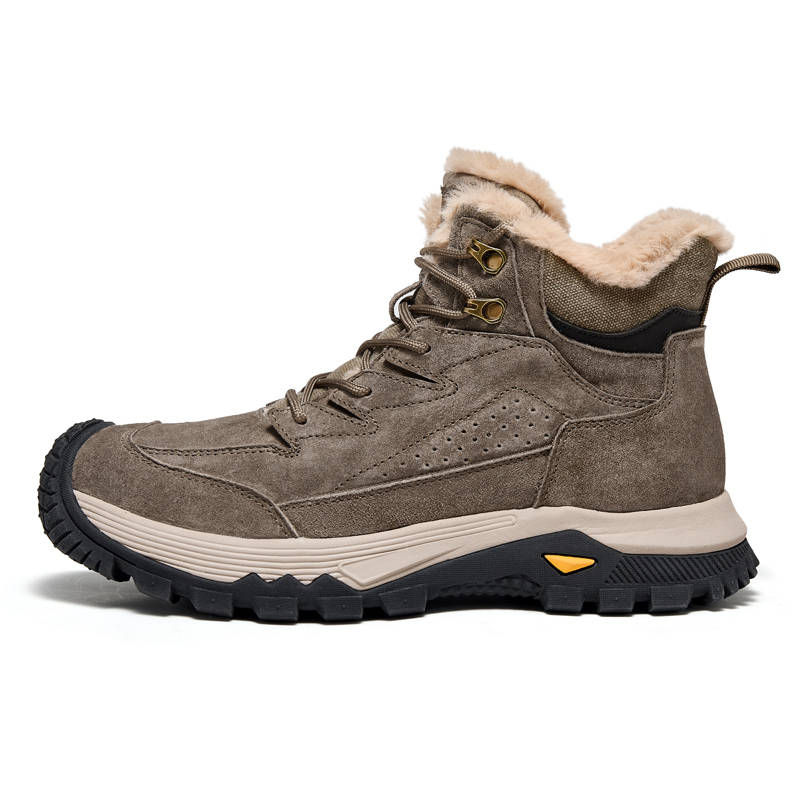 CAMEL Fleece Lined Thermal, Anti Collision Height Increasing, City Casual, High Top Work Boots Outdoor Boots Men's