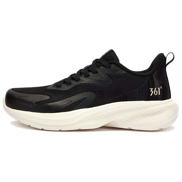 361° Slip Resistant Abrasion Resistant Low top Casual Running Shoes Women's Black White