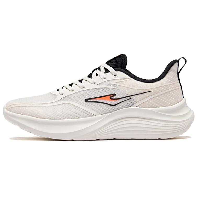 Erke Breathable And Wear resistant Low top Casual Running Shoes Men's White