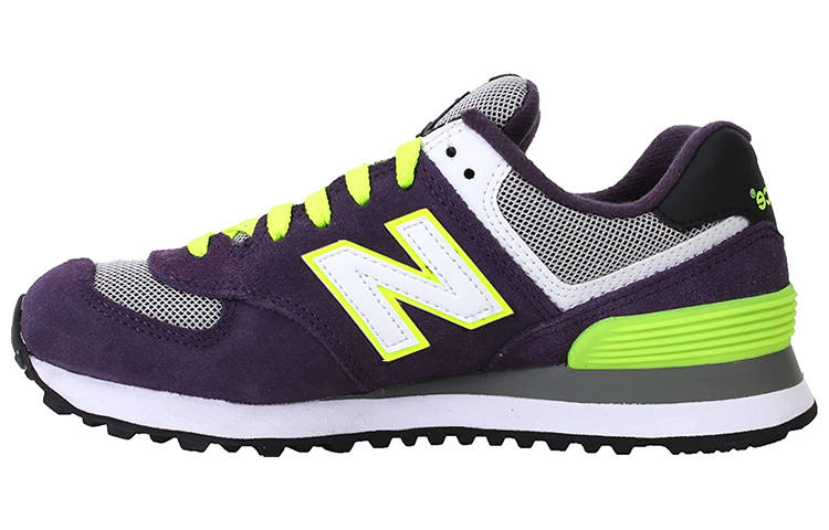 New Balance 574 Wmns New Balance Classic 'Purple Fluorescent Green' Women's
