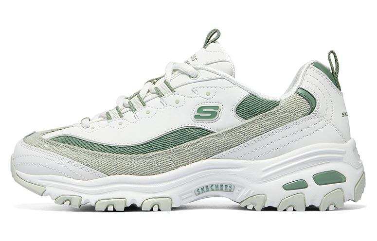 Skechers Dlites 1.0 'White Light Green' Women's