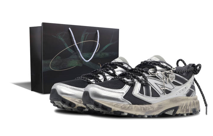 New Balance New Balance NB 410 Abrasion Resistant Low top Running Shoes Unisex Black Silver