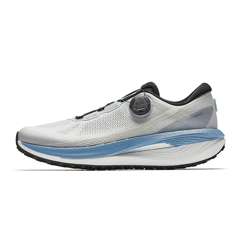 Anta Champion All Weather Collection Cushioning Slip Resistant Low top Casual Running Shoes Men's Gray Blue