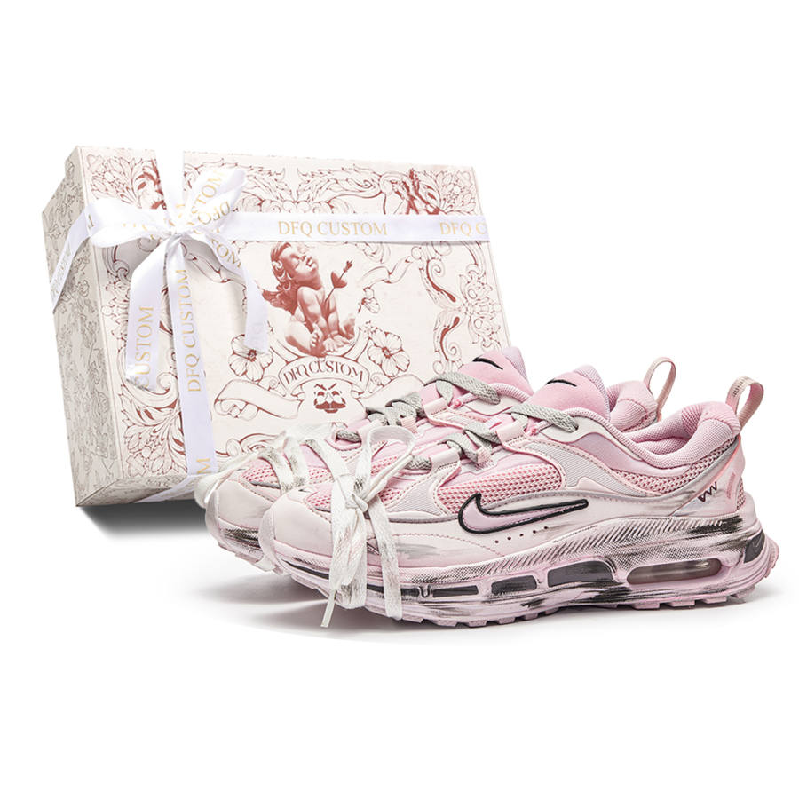 Nike Nike Air Max Bliss Leather Low top Casual City Commuting Running Shoes Women's Pink