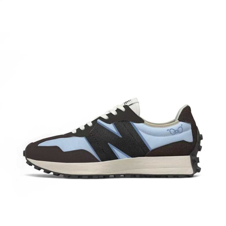 New Balance New Balance NB 327 Breathable Low top City Commuting Running Shoes Unisex Black Blue