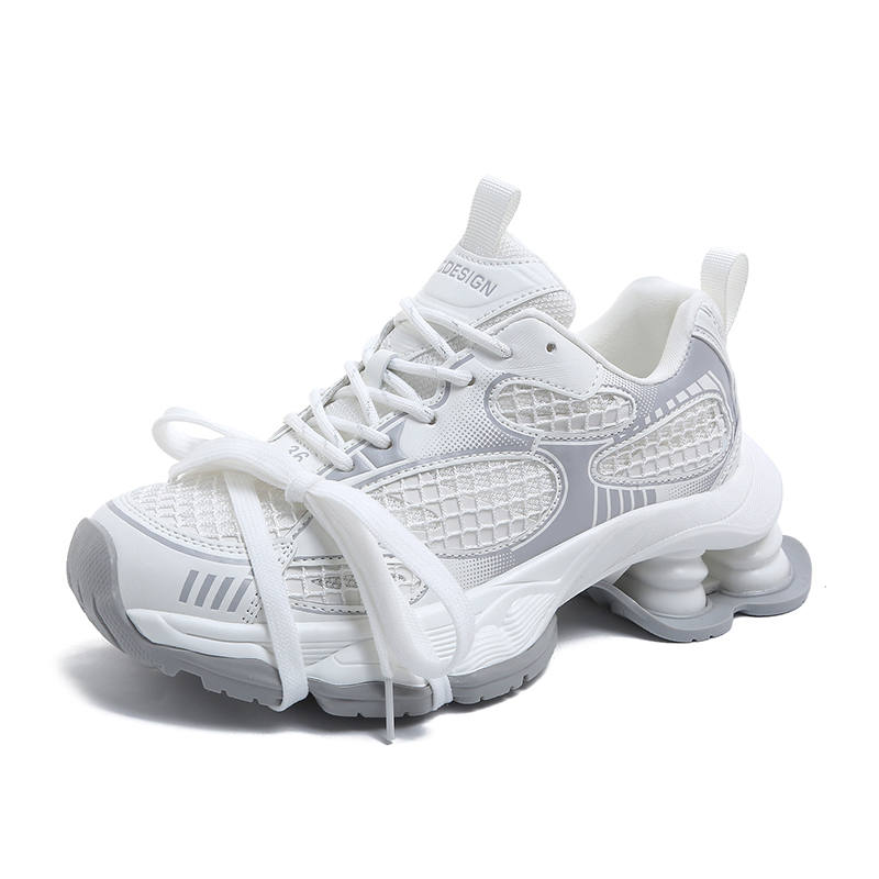 JINLAIKE Cushioning Breathable Cushioning Breathable Low top Chunky Sneakers Women's