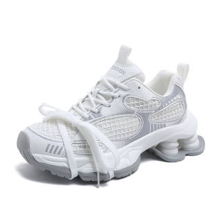 JINLAIKE Cushioning Breathable Cushioning Breathable Low top Chunky Sneakers Women's