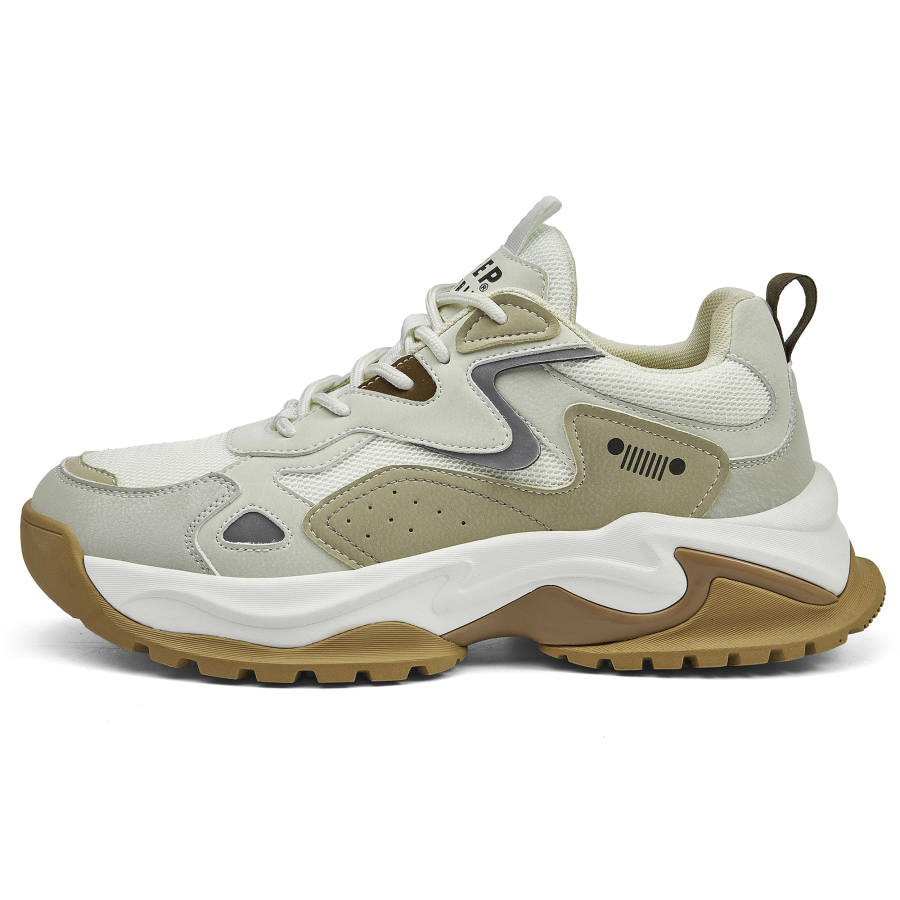 JEEP SPIRIT Low top Chunky Sneakers Men's Shuffle White