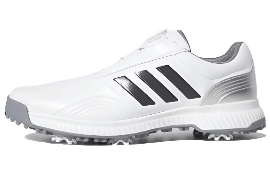 Adidas Adidas Cp Traxion Boa Leather Abrasion Resistant Low top Golf Shoes Men's White Black