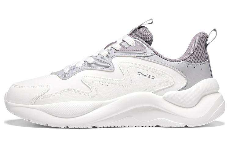 361° Wander Comfortable Abrasion Resistant Lightweight Low top Running Shoes Men's White Gray