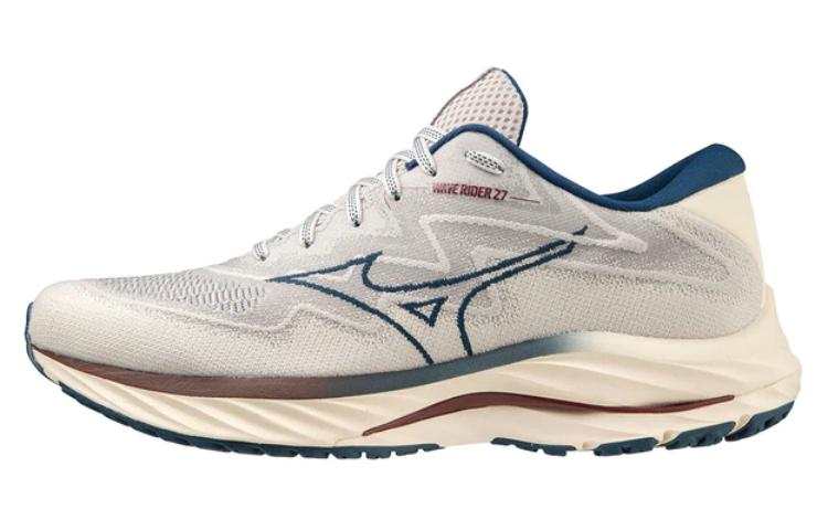 Mizuno Mizuno Wave Rider 27 Low 'Milk White Blue'