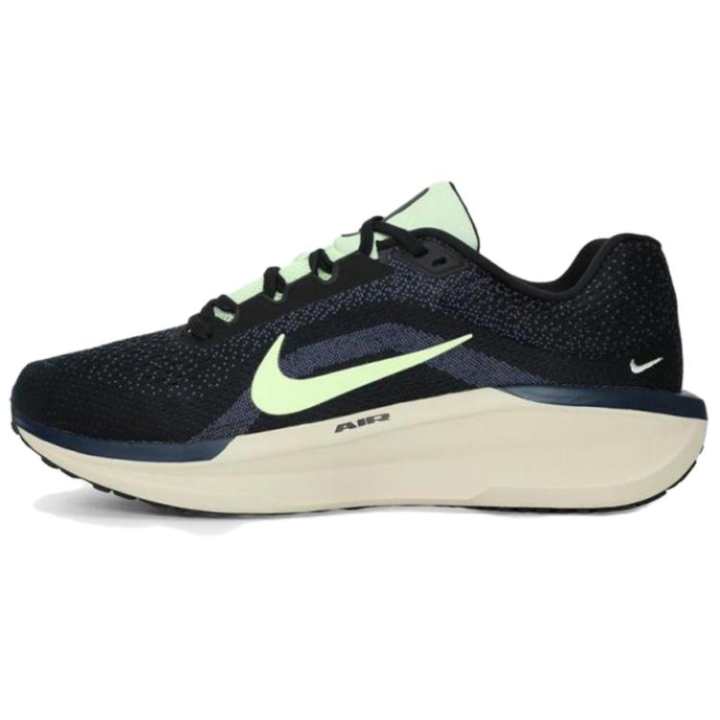 Nike Nike Winflo 11 Abrasion Resistant Low top NIKE AIR Casual Long Distance Running Sprint Running Shoes Men's Black Blue
