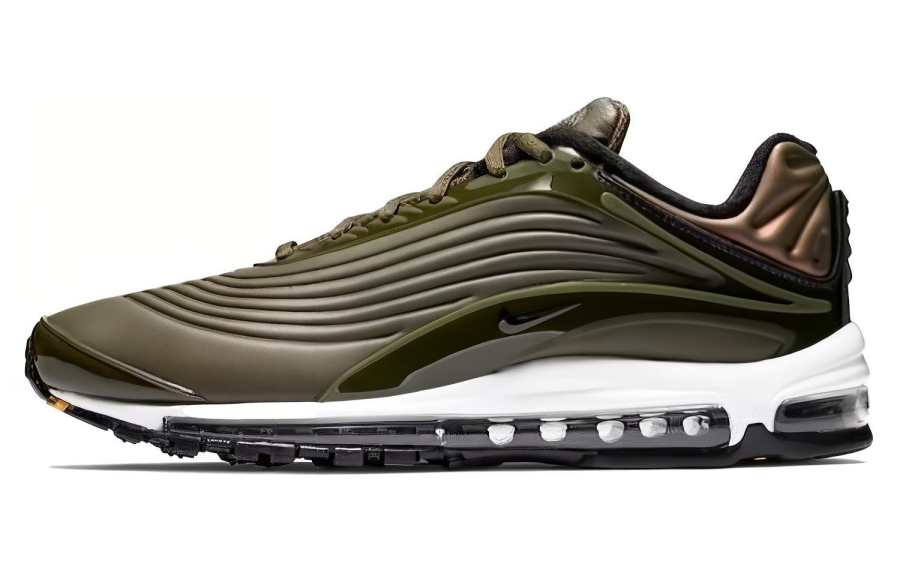Nike Nike Air Max Deluxe Cushioning Abrasion Resistant Cushioning, Wear Resistant Low top Running Shoes Men's Green