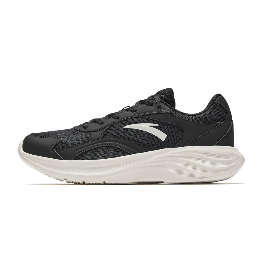 Anta Liuyun Low top Casual City Commuting Running Shoes Men's Black White