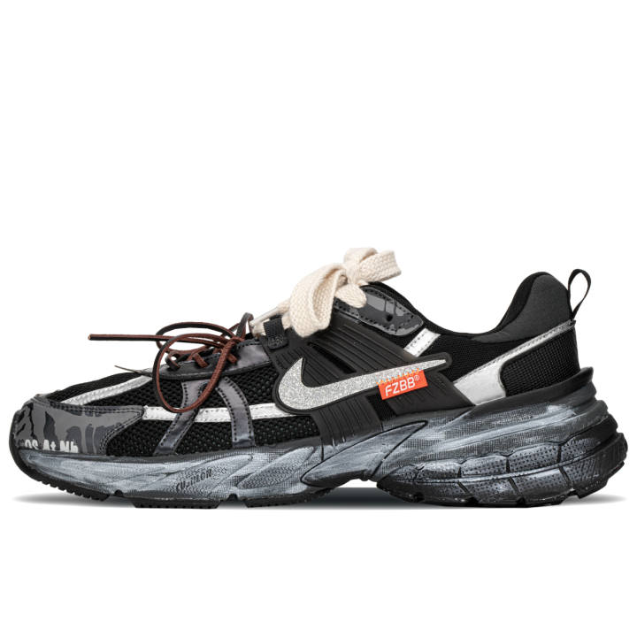 Nike Nike V2K Run Waterproof Low top Running Shoes Men's Black Gray