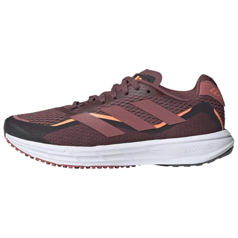 Adidas Adidas SL20.3 Soft And Comfortable Slip Resistant Abrasion Resistant Low top Running Shoes Men's Red Brown