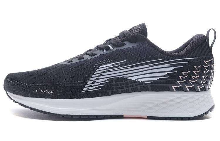 Li-Ning Li Ning Red Hare 4 Cushioning Slip Resistant Cushioning Slip Resistant Low top Running Shoes Women's Black Gray